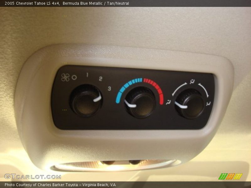 Bermuda Blue Metallic / Tan/Neutral 2005 Chevrolet Tahoe LS 4x4
