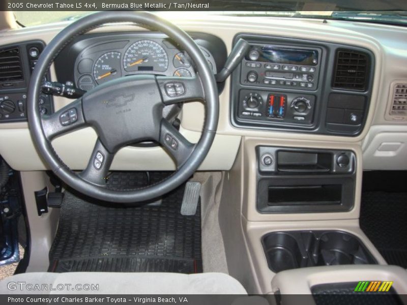 Bermuda Blue Metallic / Tan/Neutral 2005 Chevrolet Tahoe LS 4x4