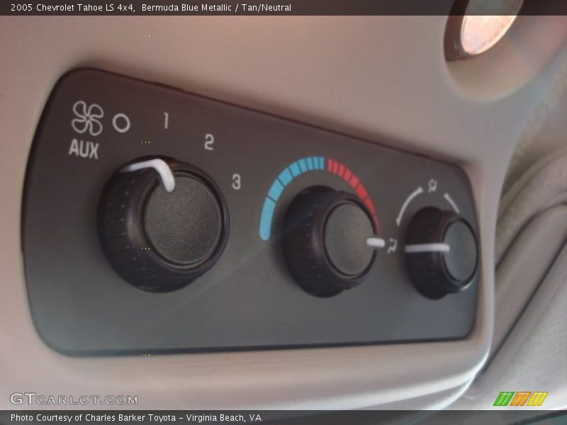 Bermuda Blue Metallic / Tan/Neutral 2005 Chevrolet Tahoe LS 4x4
