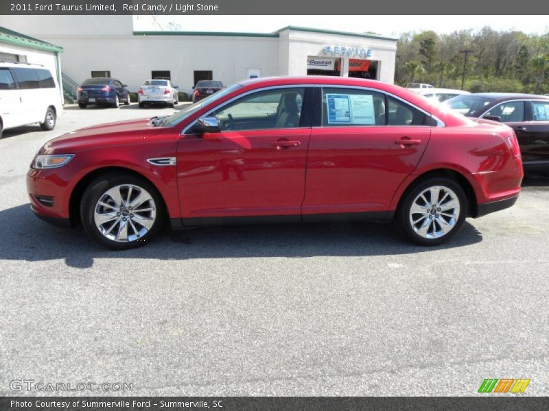 Red Candy / Light Stone 2011 Ford Taurus Limited