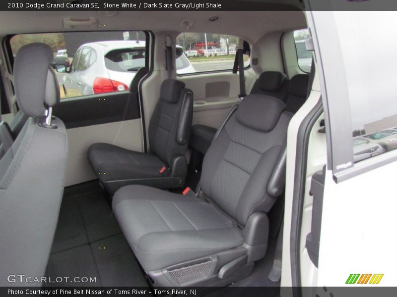 Stone White / Dark Slate Gray/Light Shale 2010 Dodge Grand Caravan SE