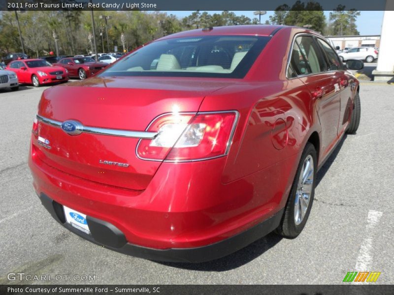 Red Candy / Light Stone 2011 Ford Taurus Limited