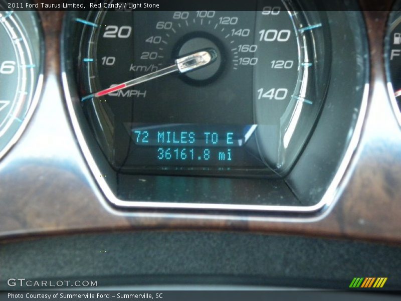 Red Candy / Light Stone 2011 Ford Taurus Limited