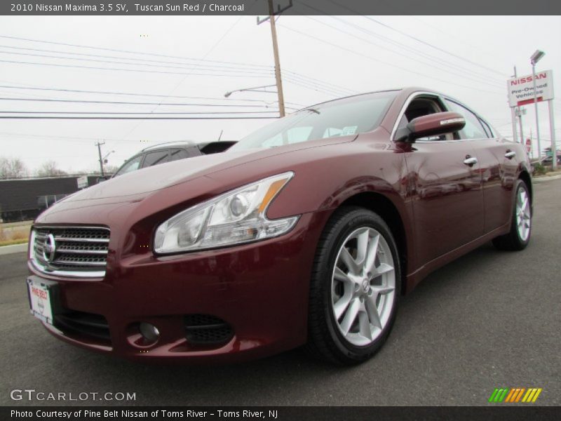 Tuscan Sun Red / Charcoal 2010 Nissan Maxima 3.5 SV