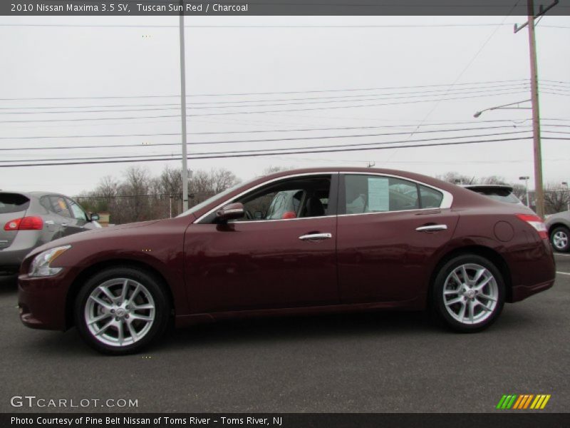 Tuscan Sun Red / Charcoal 2010 Nissan Maxima 3.5 SV
