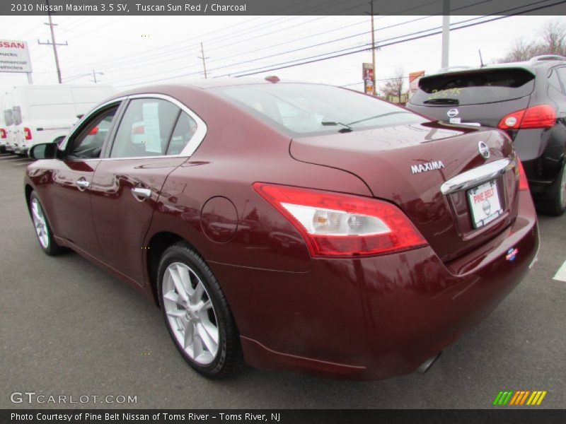Tuscan Sun Red / Charcoal 2010 Nissan Maxima 3.5 SV