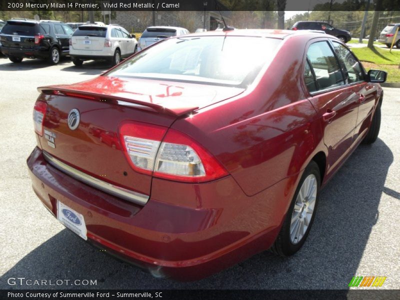 Vivid Red Metallic / Camel 2009 Mercury Milan I4 Premier