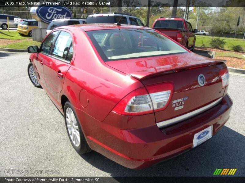 Vivid Red Metallic / Camel 2009 Mercury Milan I4 Premier