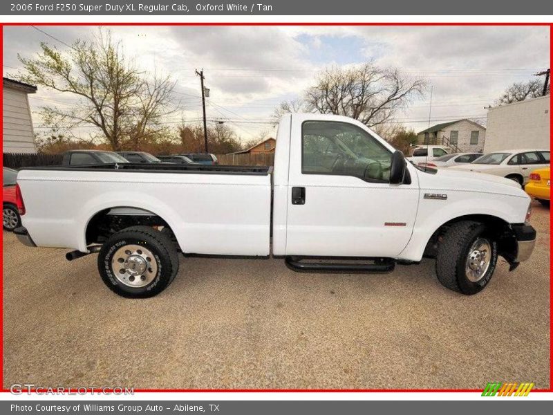 Oxford White / Tan 2006 Ford F250 Super Duty XL Regular Cab