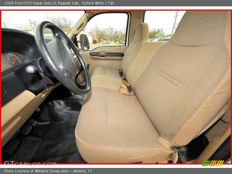 Oxford White / Tan 2006 Ford F250 Super Duty XL Regular Cab
