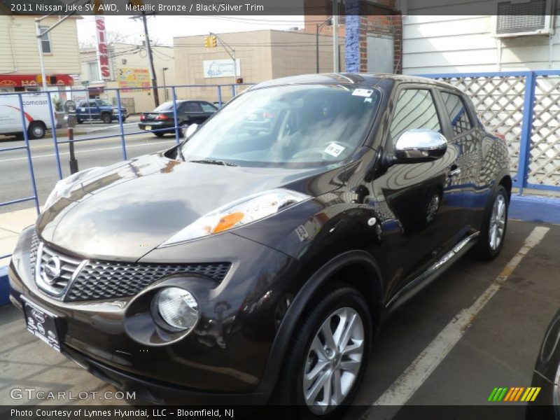 Metallic Bronze / Black/Silver Trim 2011 Nissan Juke SV AWD