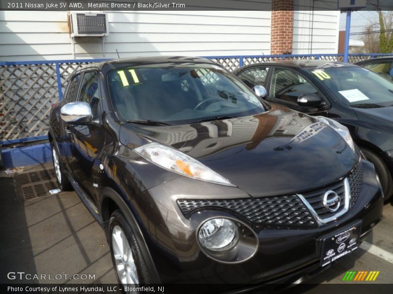Metallic Bronze / Black/Silver Trim 2011 Nissan Juke SV AWD