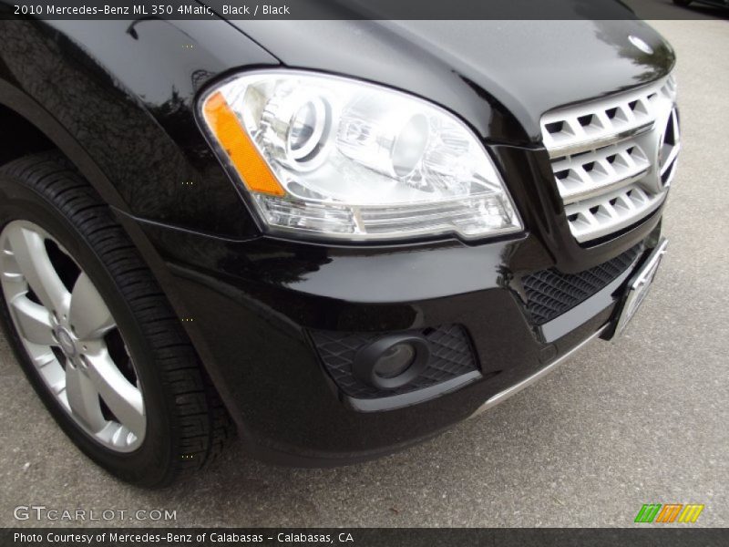 Black / Black 2010 Mercedes-Benz ML 350 4Matic