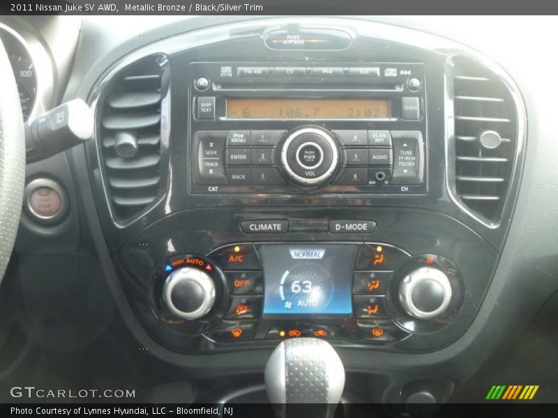 Metallic Bronze / Black/Silver Trim 2011 Nissan Juke SV AWD