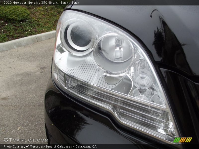 Black / Black 2010 Mercedes-Benz ML 350 4Matic