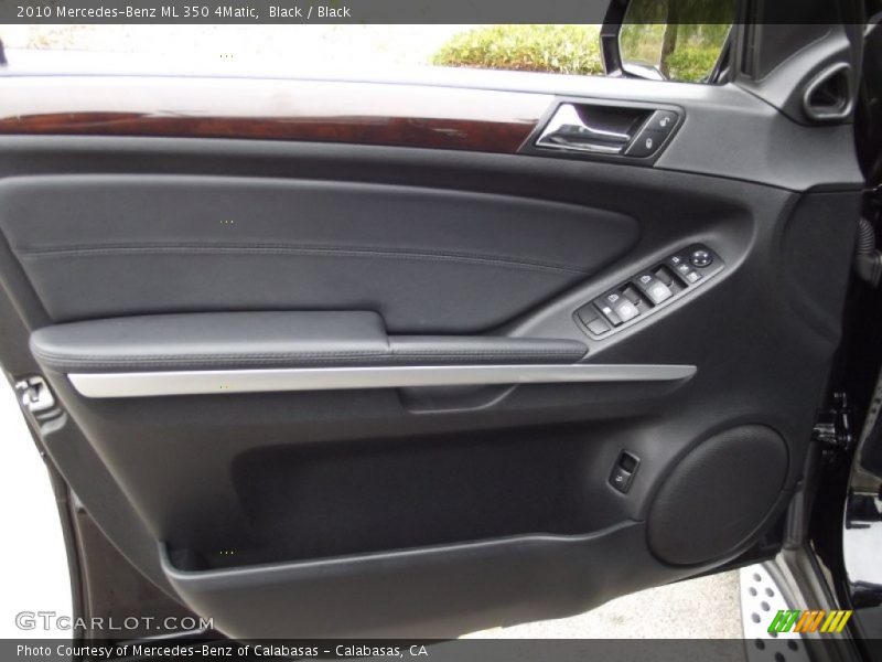 Black / Black 2010 Mercedes-Benz ML 350 4Matic