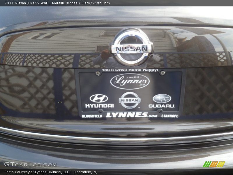 Metallic Bronze / Black/Silver Trim 2011 Nissan Juke SV AWD