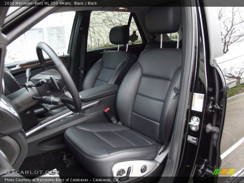 Black / Black 2010 Mercedes-Benz ML 350 4Matic
