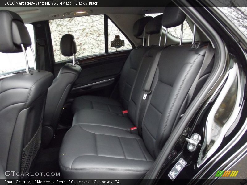 Black / Black 2010 Mercedes-Benz ML 350 4Matic