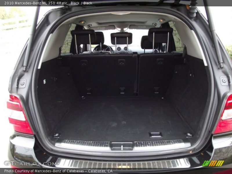 Black / Black 2010 Mercedes-Benz ML 350 4Matic