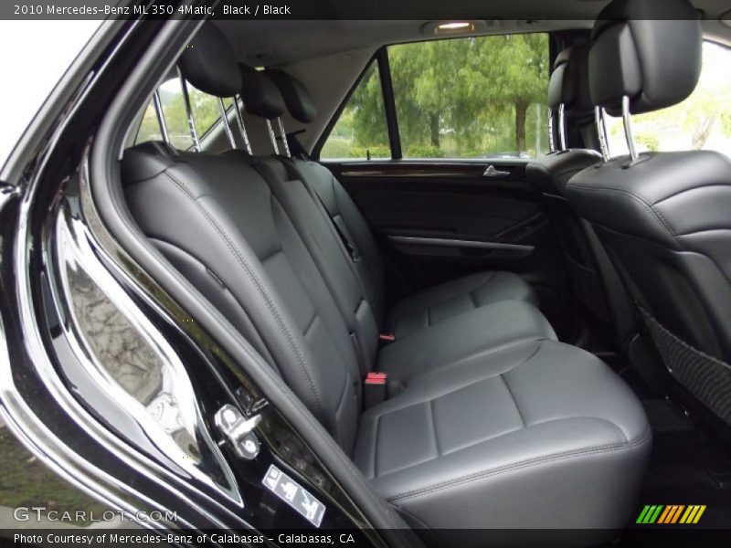 Black / Black 2010 Mercedes-Benz ML 350 4Matic