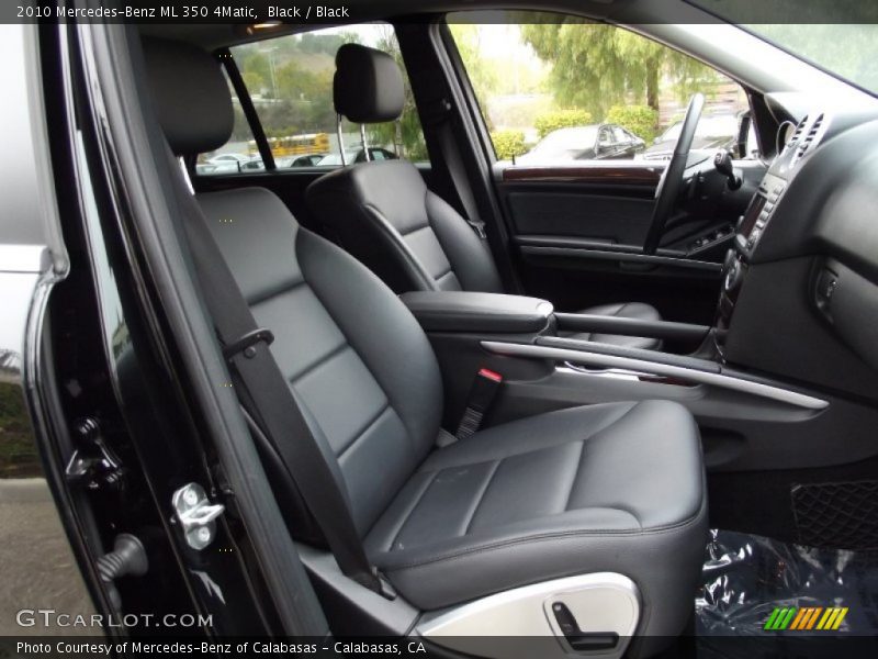 Black / Black 2010 Mercedes-Benz ML 350 4Matic