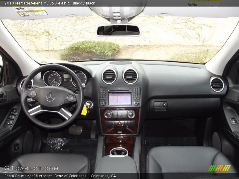 Black / Black 2010 Mercedes-Benz ML 350 4Matic
