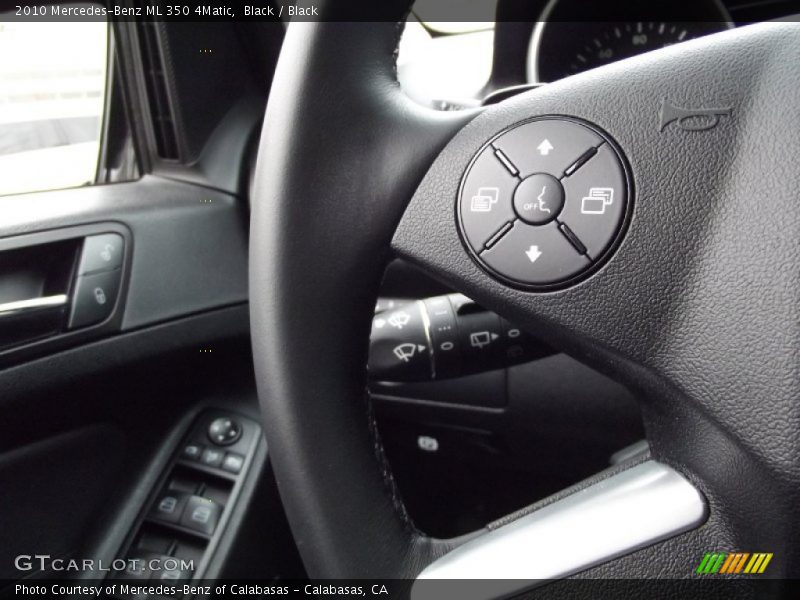 Black / Black 2010 Mercedes-Benz ML 350 4Matic