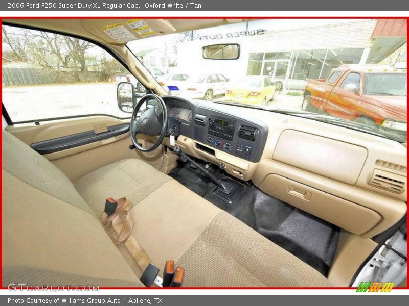 Oxford White / Tan 2006 Ford F250 Super Duty XL Regular Cab