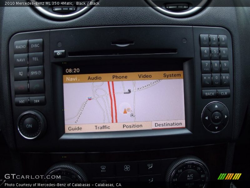 Black / Black 2010 Mercedes-Benz ML 350 4Matic