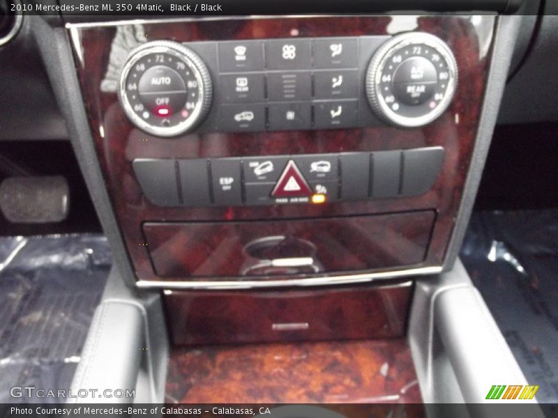 Black / Black 2010 Mercedes-Benz ML 350 4Matic