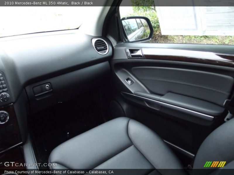 Black / Black 2010 Mercedes-Benz ML 350 4Matic