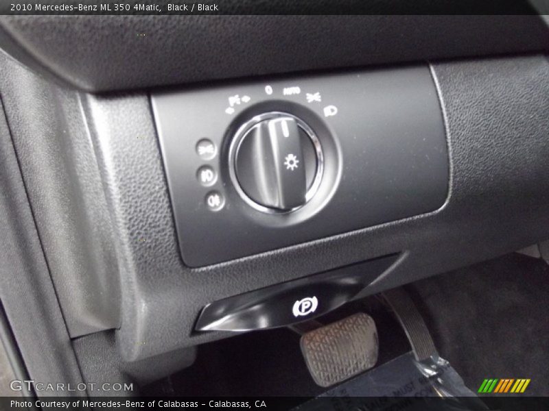 Black / Black 2010 Mercedes-Benz ML 350 4Matic