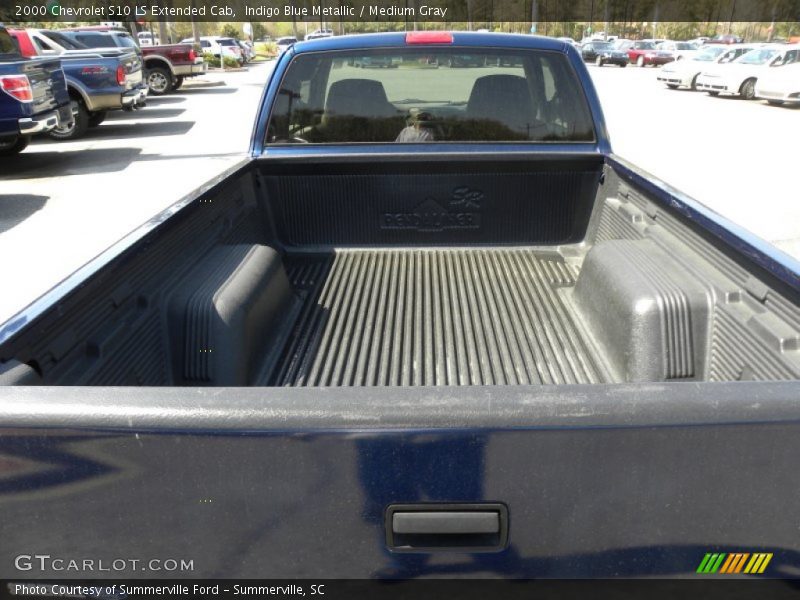 Indigo Blue Metallic / Medium Gray 2000 Chevrolet S10 LS Extended Cab