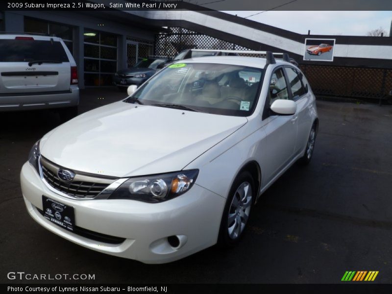 Satin White Pearl / Ivory 2009 Subaru Impreza 2.5i Wagon