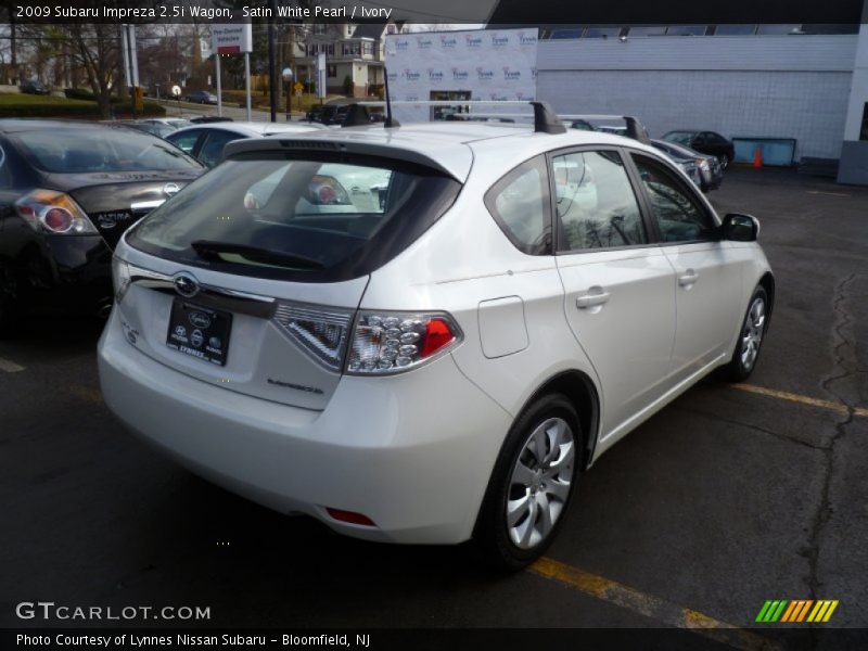 Satin White Pearl / Ivory 2009 Subaru Impreza 2.5i Wagon