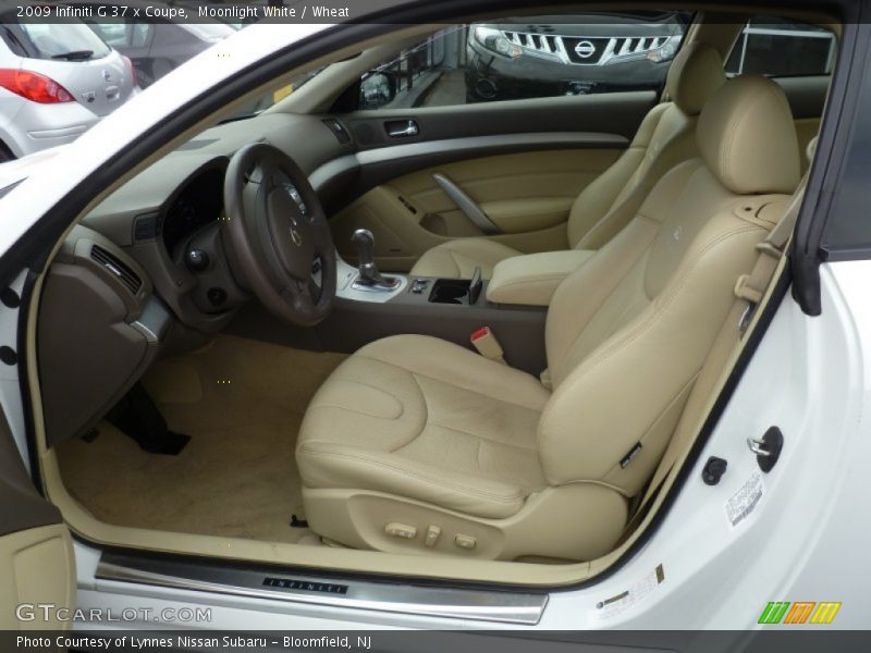 Moonlight White / Wheat 2009 Infiniti G 37 x Coupe