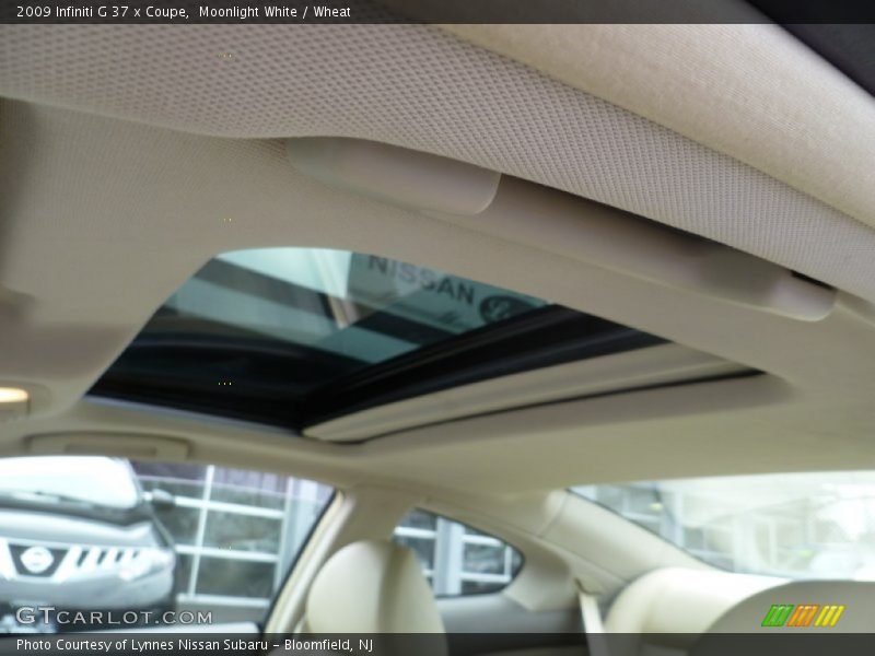 Moonlight White / Wheat 2009 Infiniti G 37 x Coupe