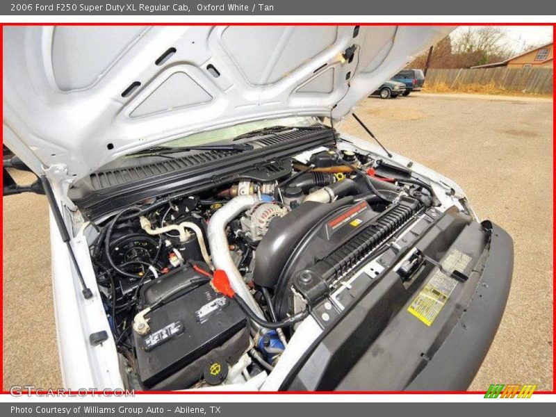 Oxford White / Tan 2006 Ford F250 Super Duty XL Regular Cab