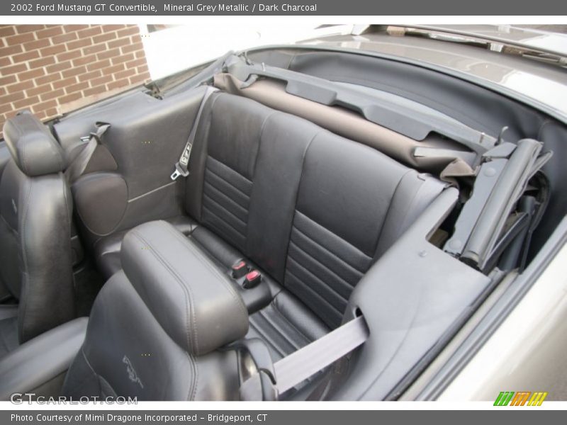 Mineral Grey Metallic / Dark Charcoal 2002 Ford Mustang GT Convertible