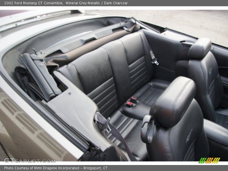 Mineral Grey Metallic / Dark Charcoal 2002 Ford Mustang GT Convertible