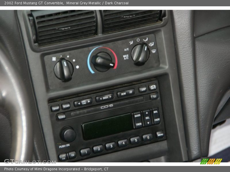 Mineral Grey Metallic / Dark Charcoal 2002 Ford Mustang GT Convertible