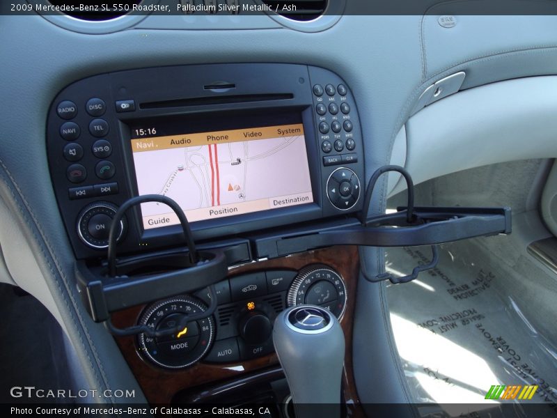 Palladium Silver Metallic / Ash 2009 Mercedes-Benz SL 550 Roadster