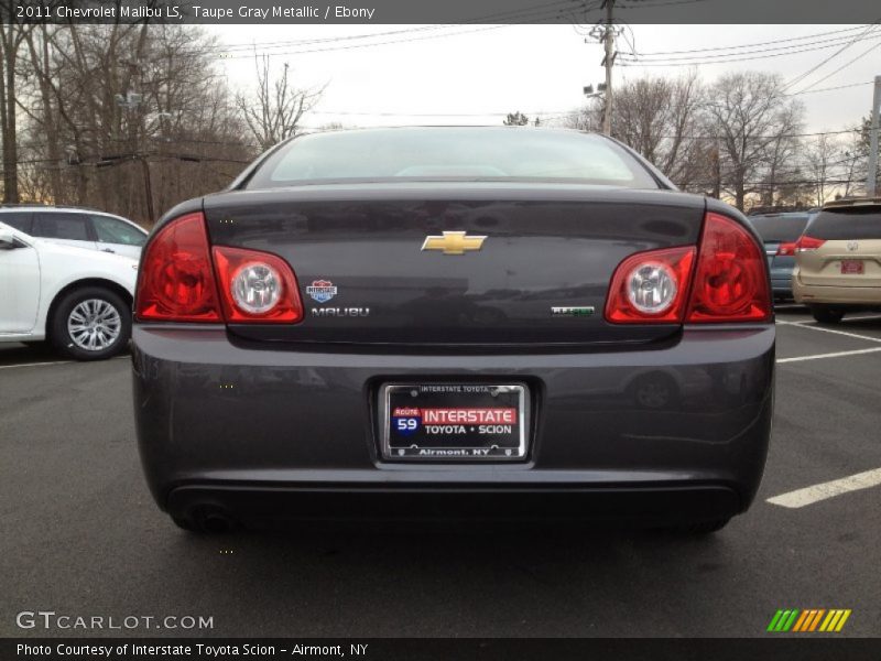 Taupe Gray Metallic / Ebony 2011 Chevrolet Malibu LS