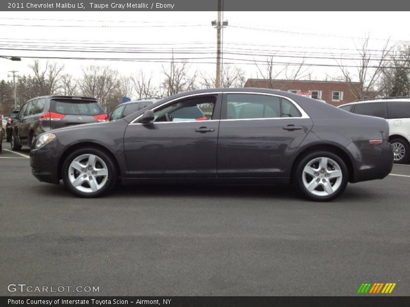 Taupe Gray Metallic / Ebony 2011 Chevrolet Malibu LS