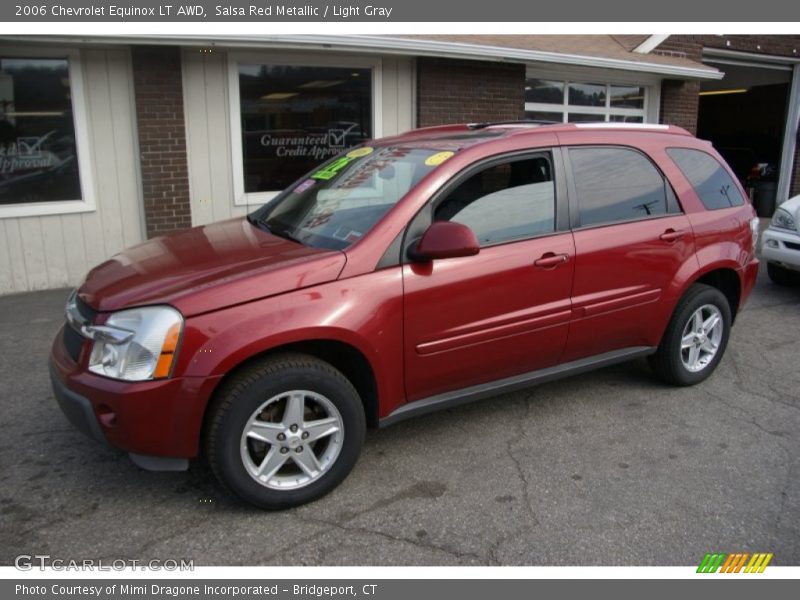 Salsa Red Metallic / Light Gray 2006 Chevrolet Equinox LT AWD