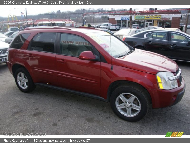 Salsa Red Metallic / Light Gray 2006 Chevrolet Equinox LT AWD