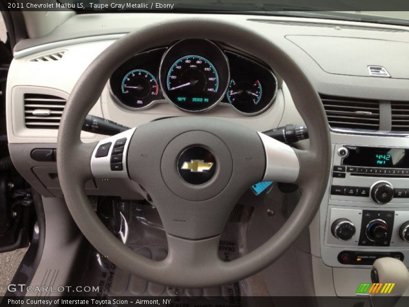 Taupe Gray Metallic / Ebony 2011 Chevrolet Malibu LS