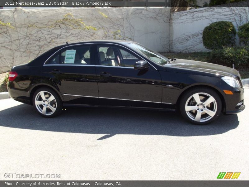 Black / Almond/Black 2012 Mercedes-Benz E 350 Sedan