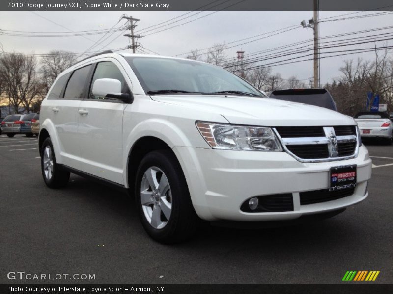 Stone White / Dark Slate Gray 2010 Dodge Journey SXT